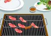 Cooking Meat For Child Game